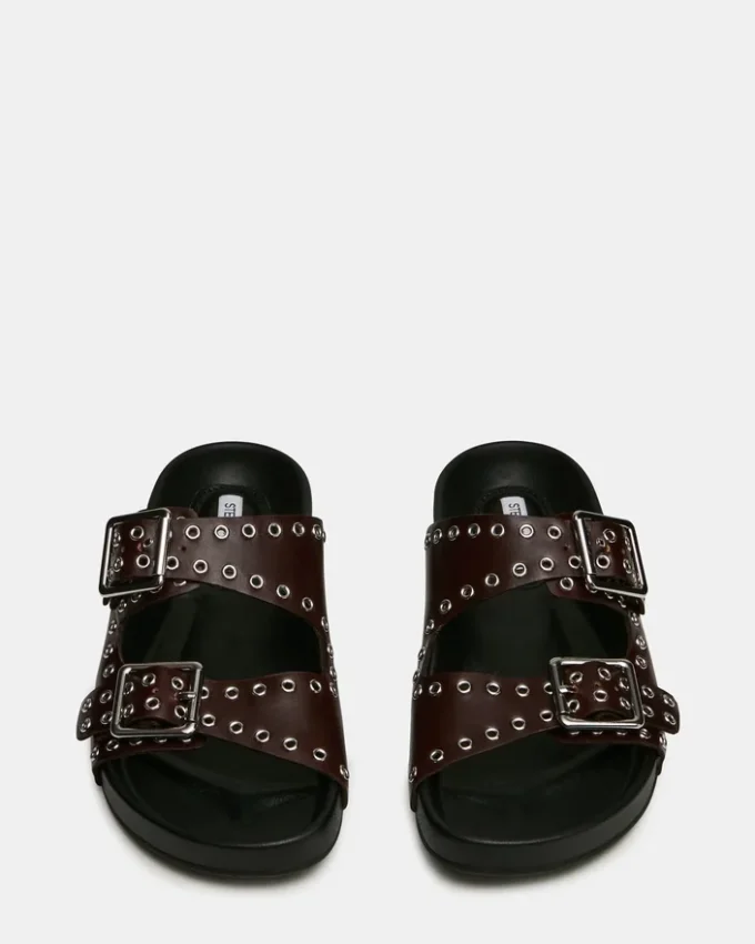 Abott em couro bordô Abott em couro bordô