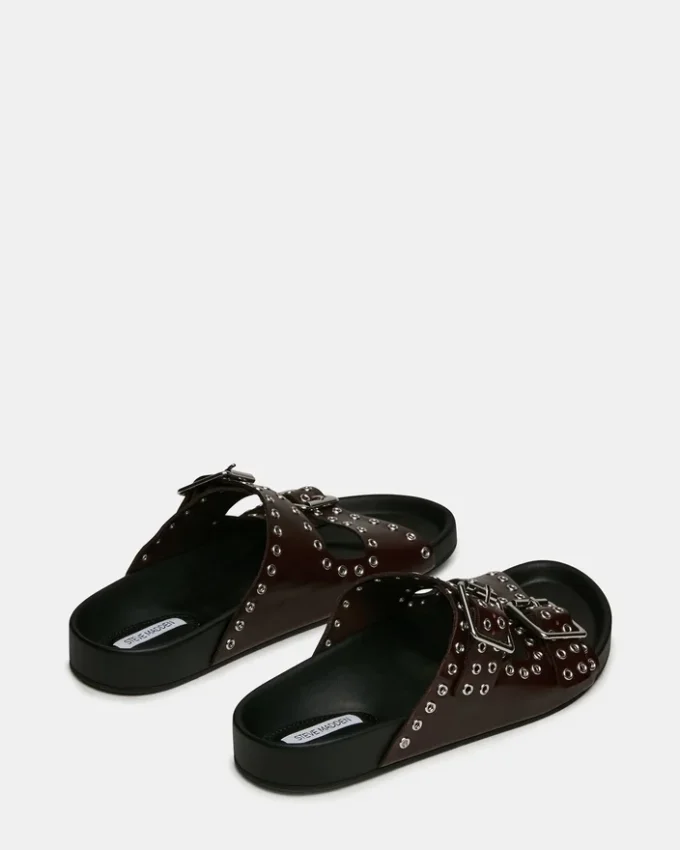 Abott em couro bordô Abott em couro bordô