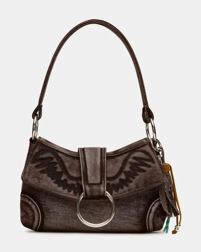 Albany Bag Denim Castanho