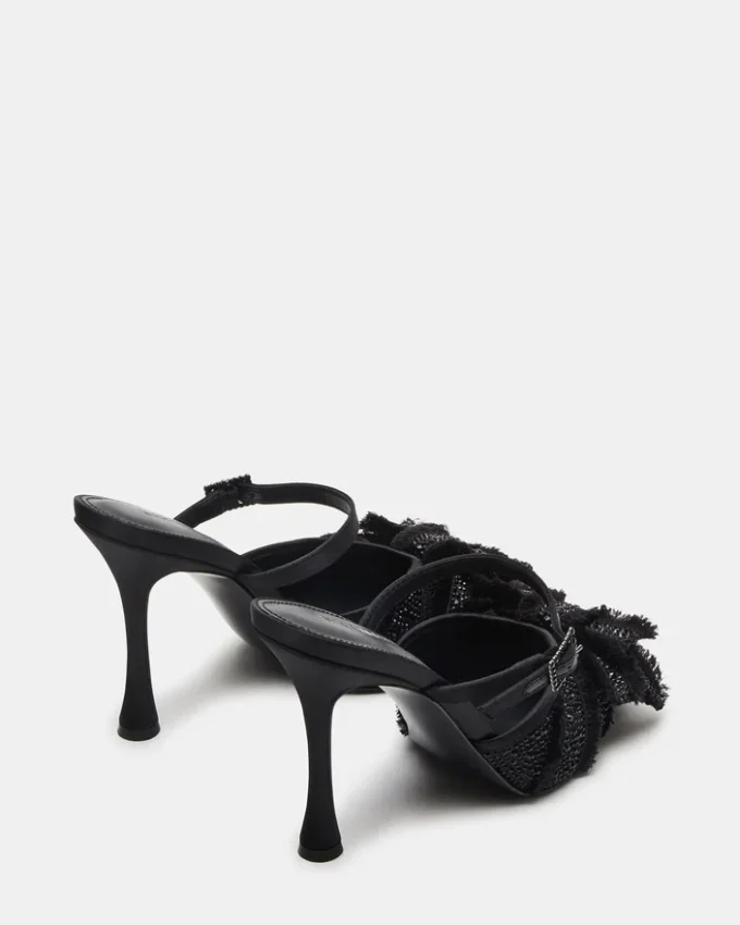 Baylin Preto Cetim com Strass