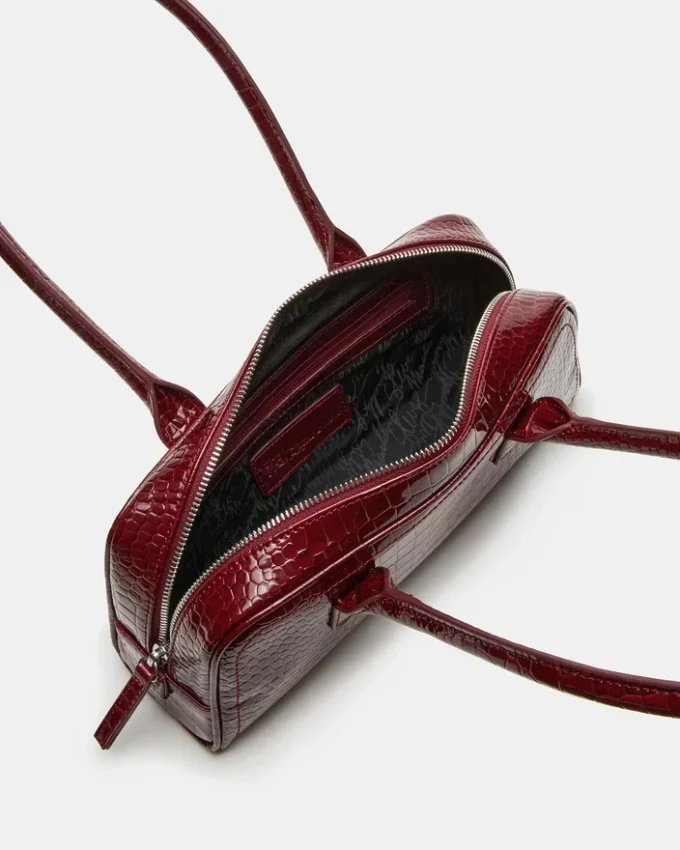 Bolsa de Anise Vermelha Crocodilo