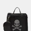 Bolsa Evelyn Skull Preta