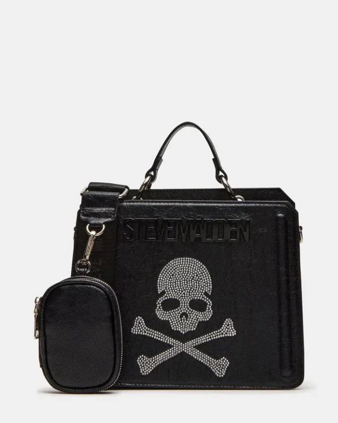 Bolsa Evelyn Skull Preta