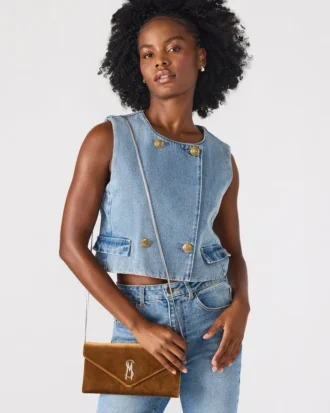 Bolsa Smooth em tecido Rust