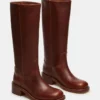 Bota de couro Riggs Rust de cano largo Bota de couro Riggs Rust de cano largo