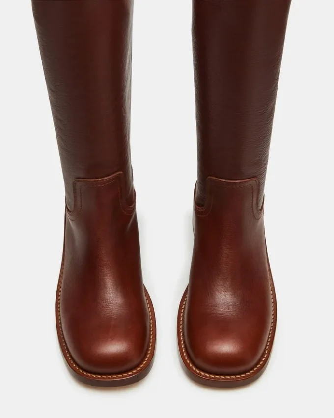 Bota de couro Riggs Rust de cano largo Bota de couro Riggs Rust de cano largo