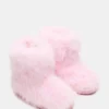 Botas de cano curto para crianças Beastie Pink