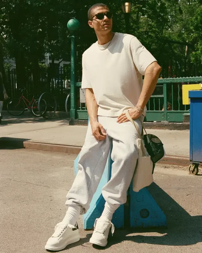 Branco fosco multicolorido