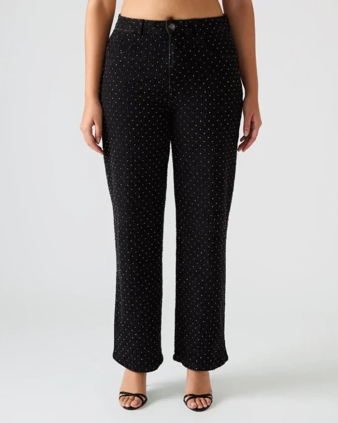 Calças de ganga Avaline Crystal Jean Black