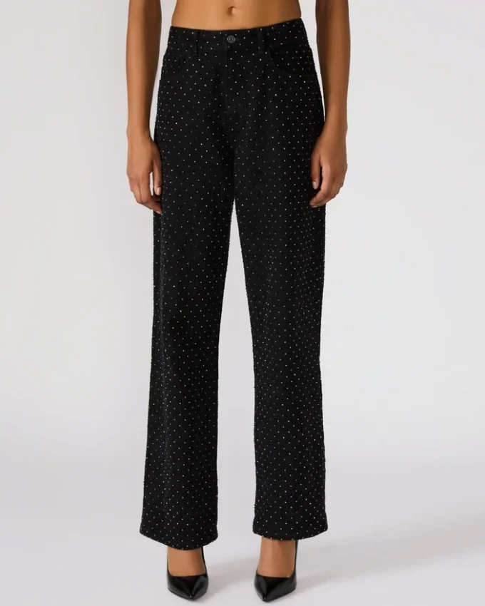 Calças de ganga Avaline Crystal Jean Black