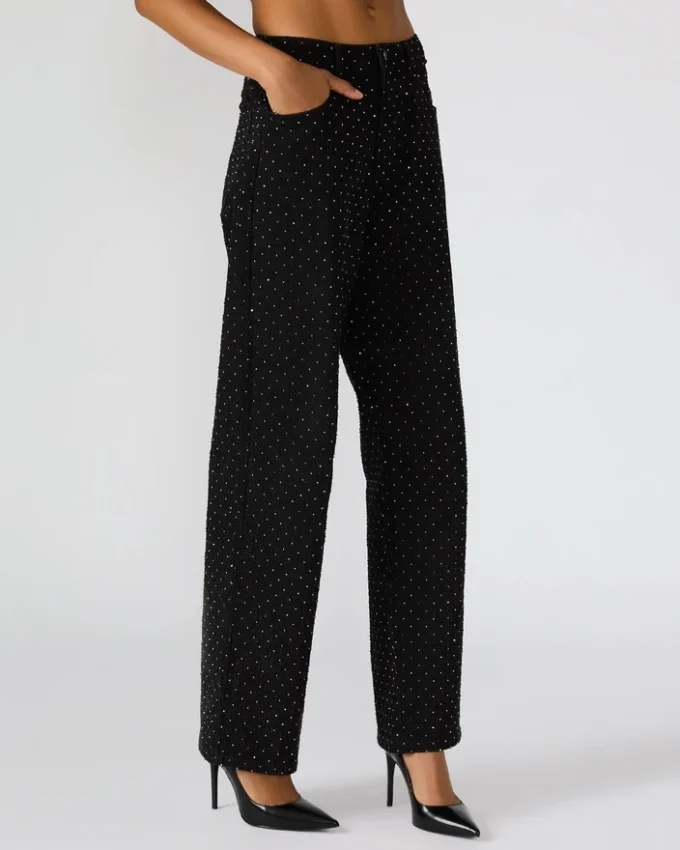 Calças de ganga Avaline Crystal Jean Black