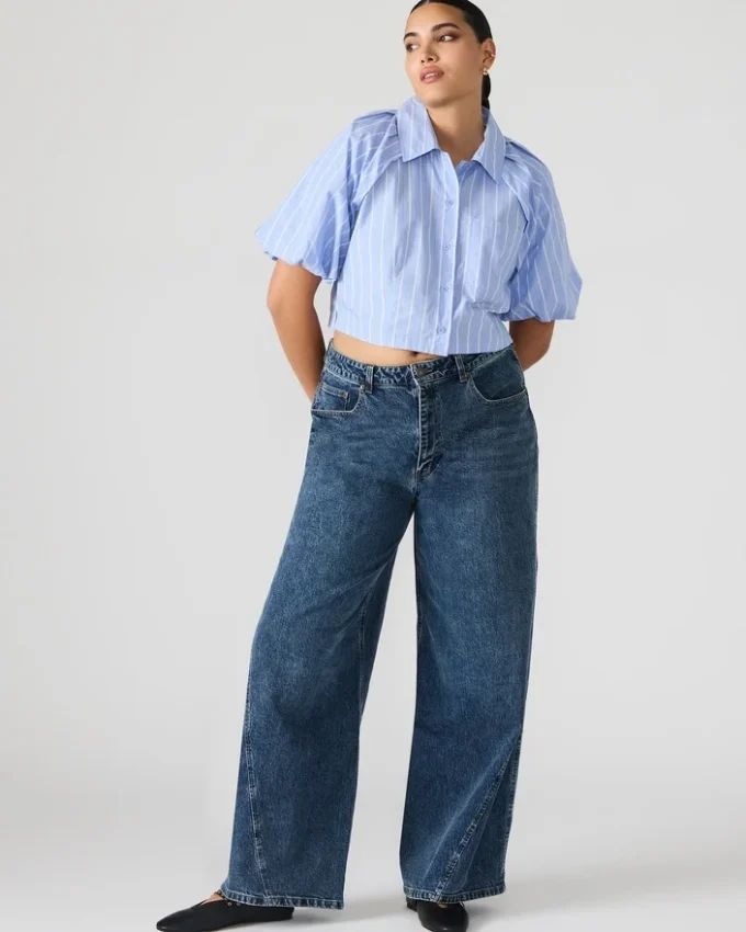 Calças de ganga Rori azul-marinho escuro