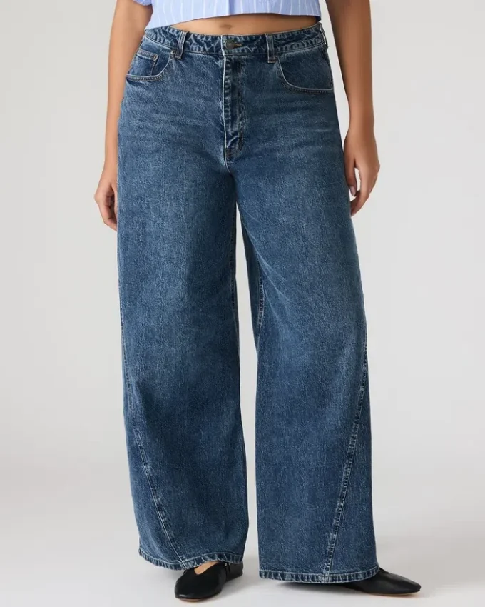 Calças de ganga Rori azul-marinho escuro