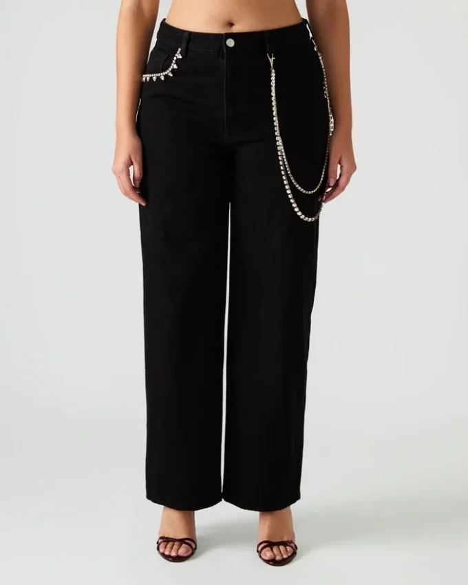 Calças de ganga Swift pretas Calças de ganga Swift pretas