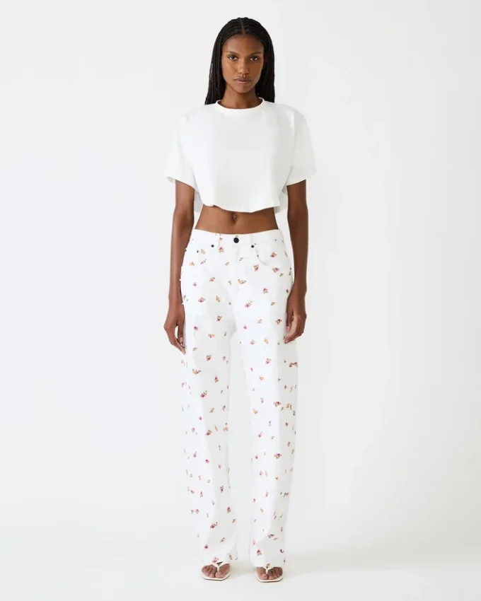 Calças de ganga Sydnee Floral Antique