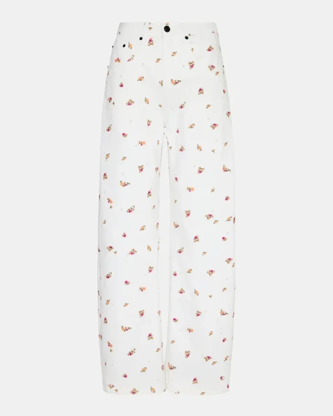 Calças de ganga Sydnee Floral Antique