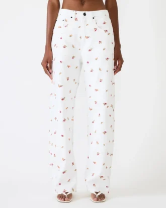 Calças de ganga Sydnee Floral Antique