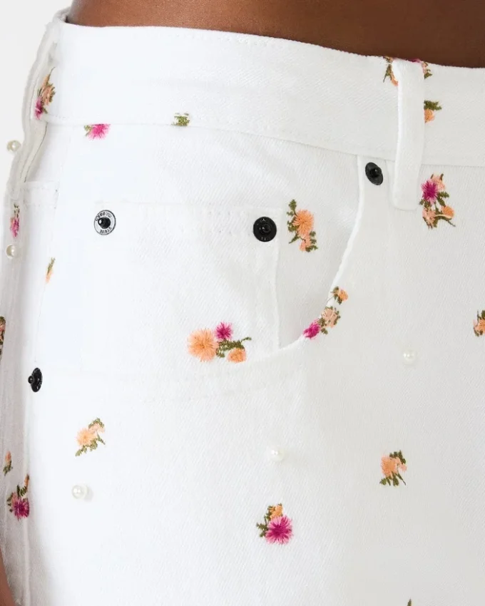 Calças de ganga Sydnee Floral Antique