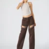 Calças de ganga Taylor, castanho cacau