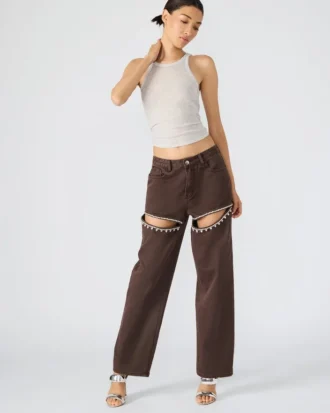 calas de ganga taylor castanho cacau 1 330x413 - Cal&ccedil;as de ganga Taylor, castanho cacau