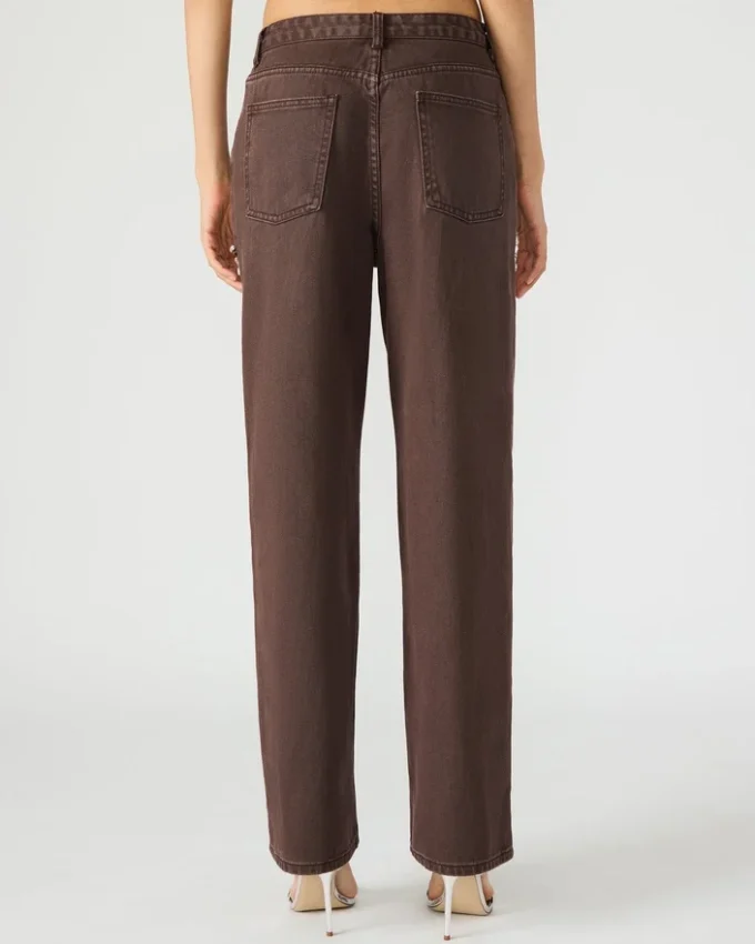 Calças de ganga Taylor, castanho cacau