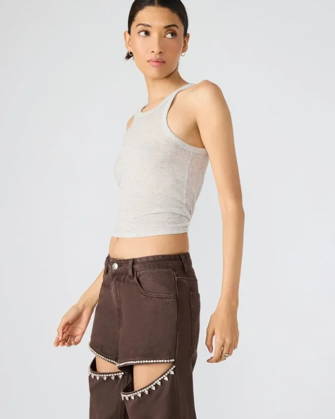 Calças de ganga Taylor, castanho cacau