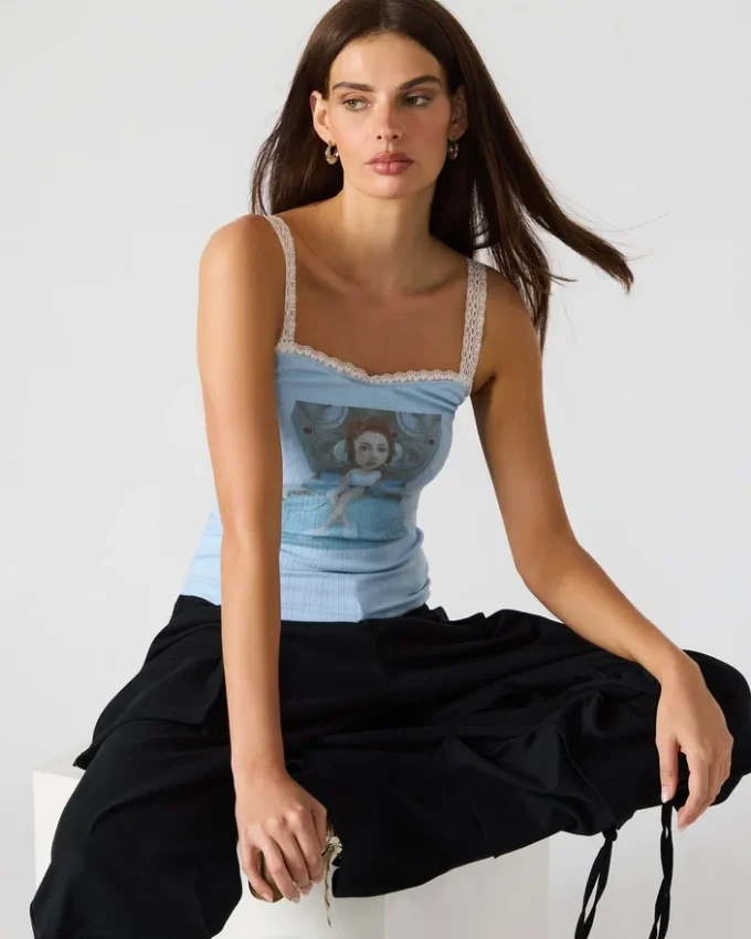 Camisola sem mangas Love Goldie Surf Blue