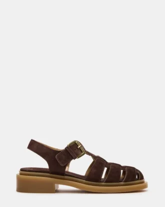 Camurça castanha chocolate Tope