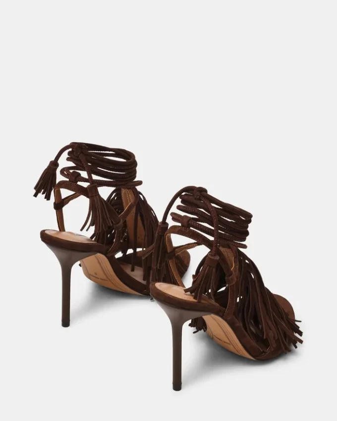 Camurça castanha Talia