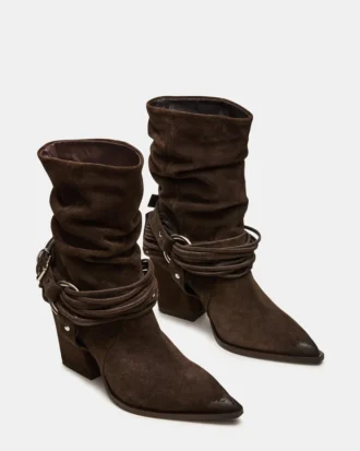 Camurça cinza-escuro Lauper