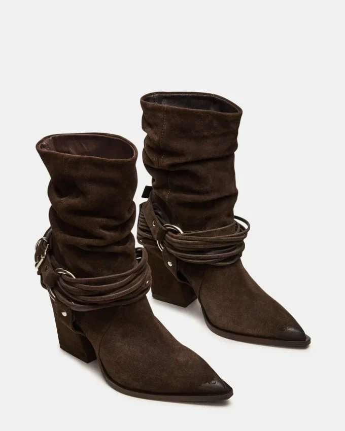 Camurça cinza-escuro Lauper