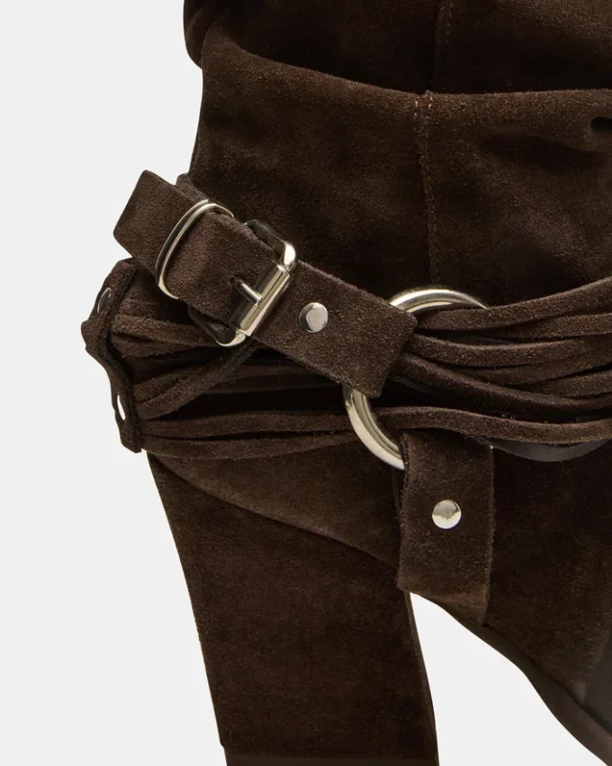 Camurça cinza-escuro Lauper