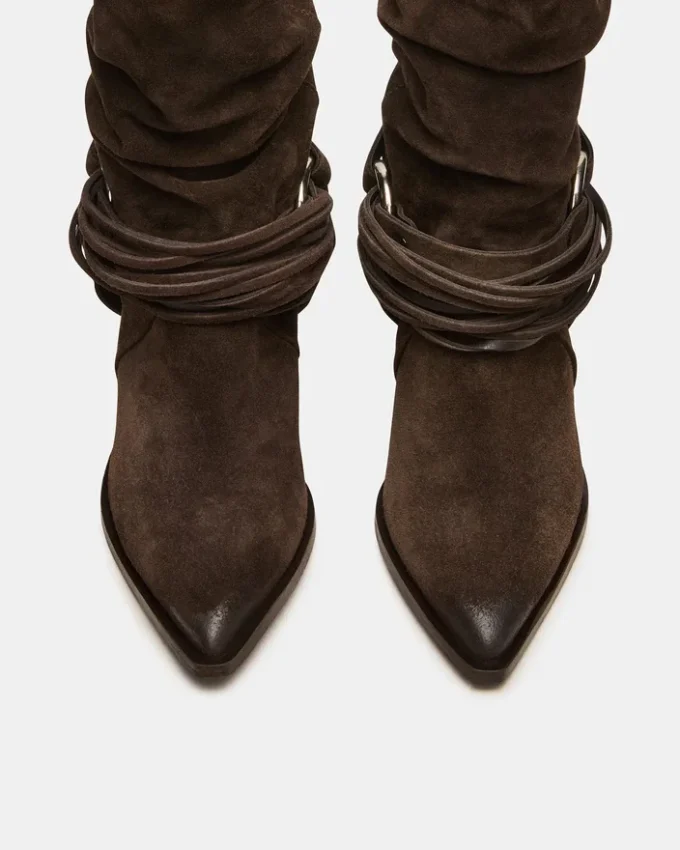 Camurça cinza-escuro Lauper