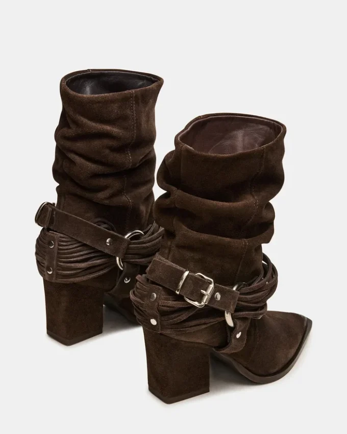 Camurça cinza-escuro Lauper