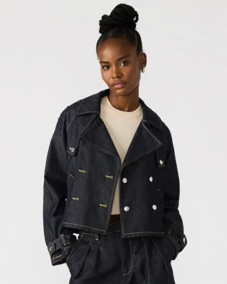 Casaco de ganga Sirus Indigo