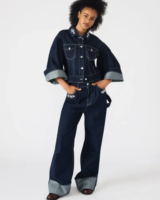 Casaco Dorothy em Denim Azul Bijou