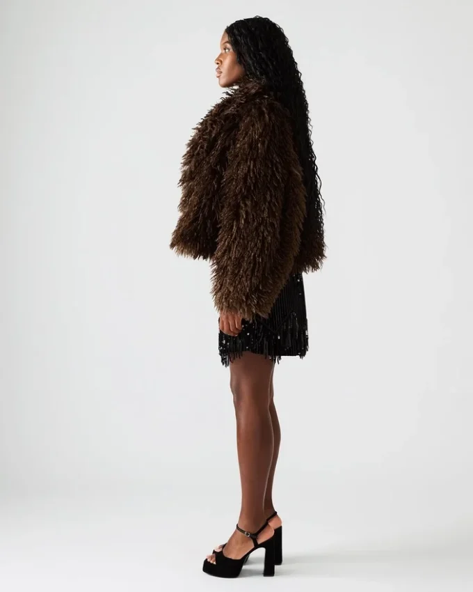 Casaco Inaya Espresso Escuro