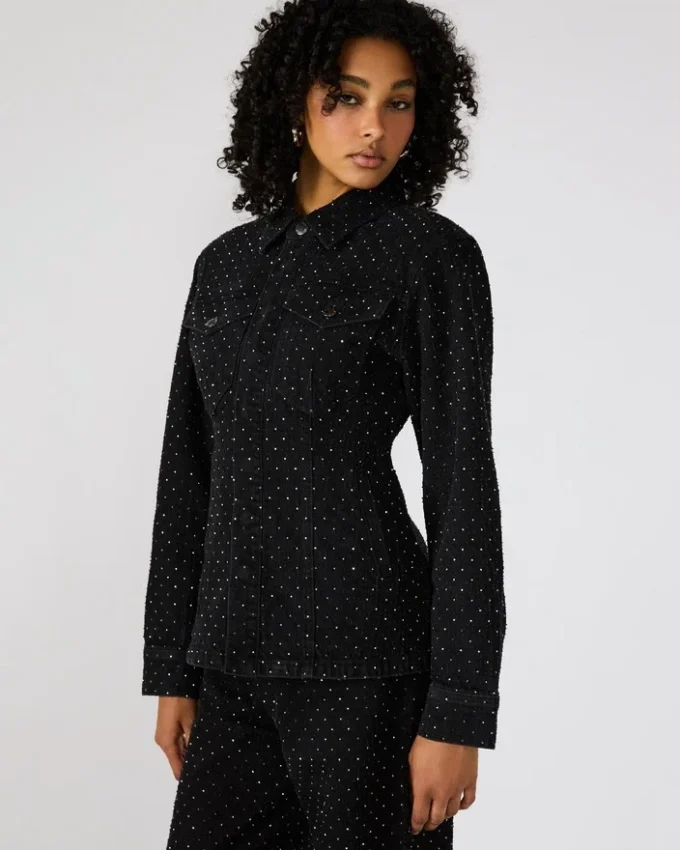 Casaco Parc Crystal Preto