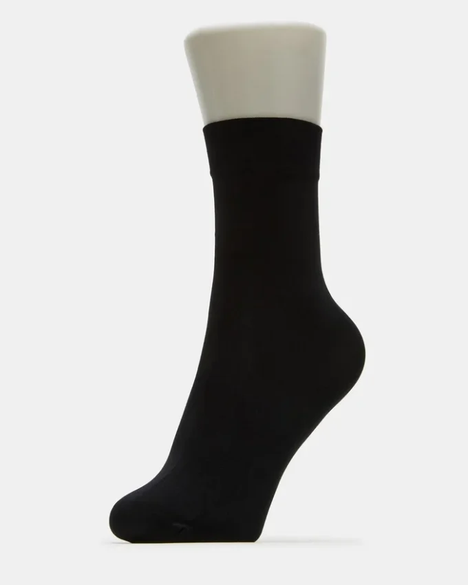 Conjunto de 2 pares de meias curtas de rede com laço, pretas Conjunto de 2 pares de meias curtas de rede com laço, pretas