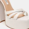 Couro branco retro Couro branco retro