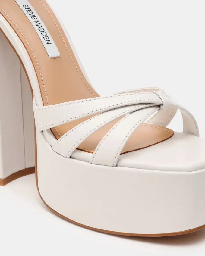 Couro branco retro Couro branco retro
