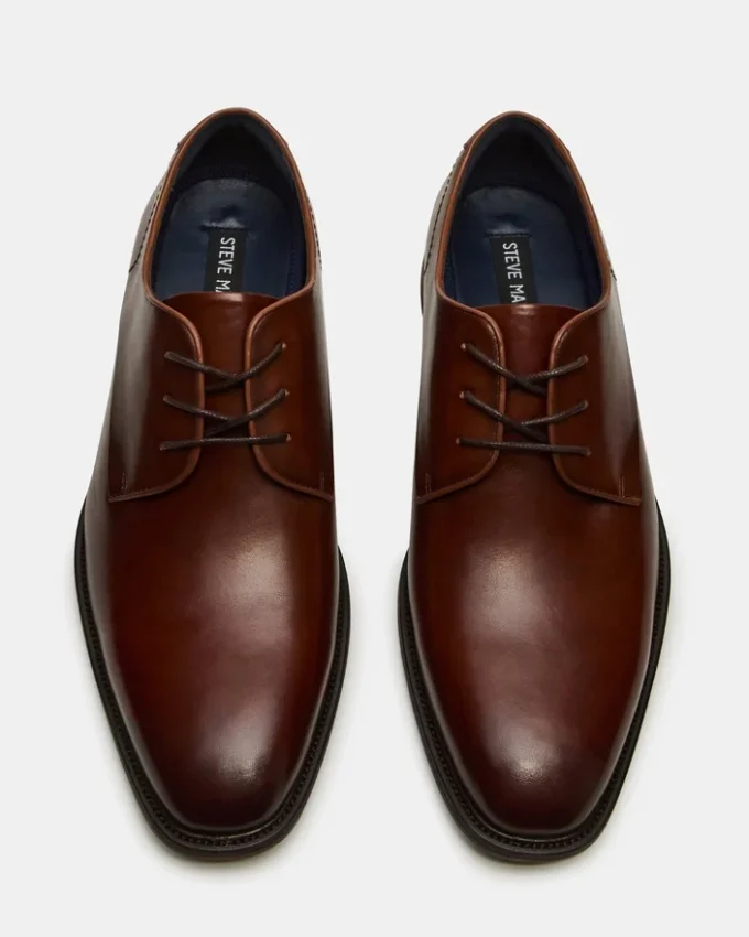 Couro castanho claro Leland