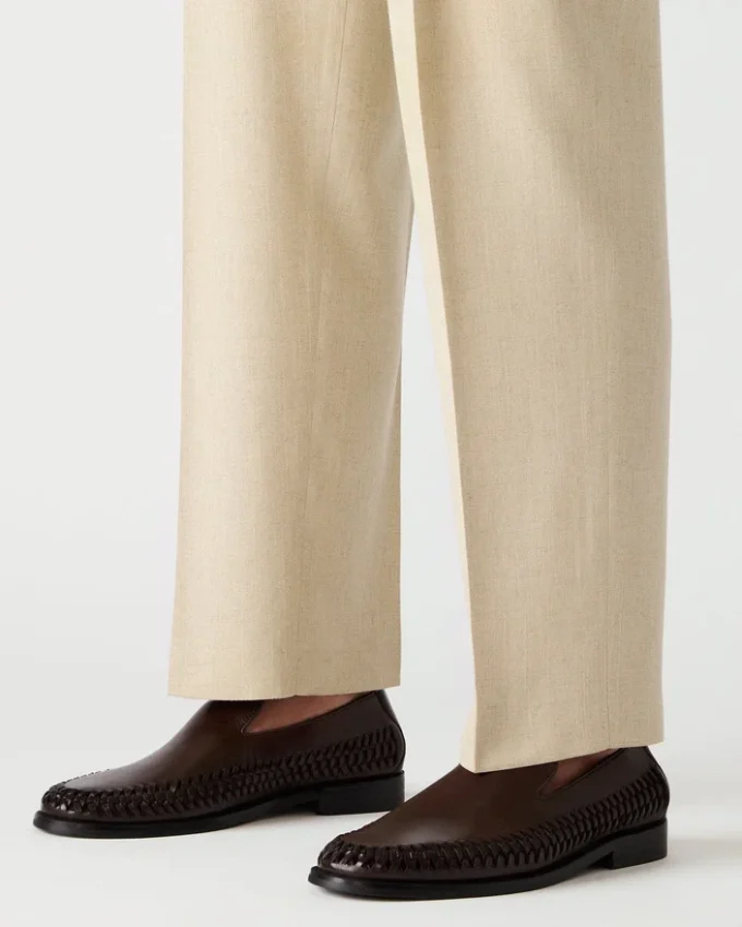 Couro castanho Napoli