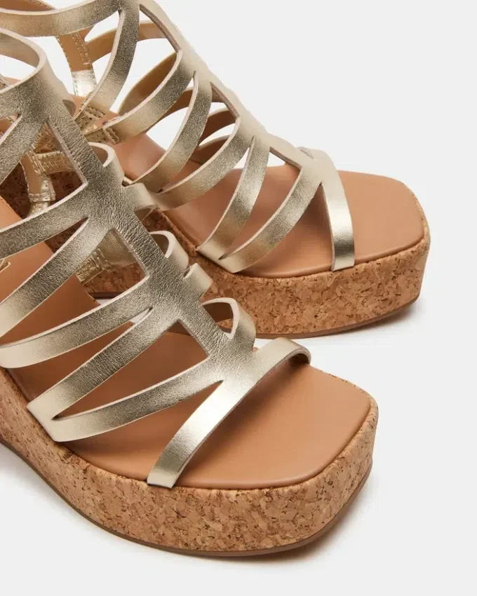 Cozette Couro Dourado