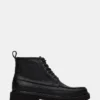 Dael em couro preto Dael em couro preto