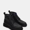 Dael em couro preto Dael em couro preto