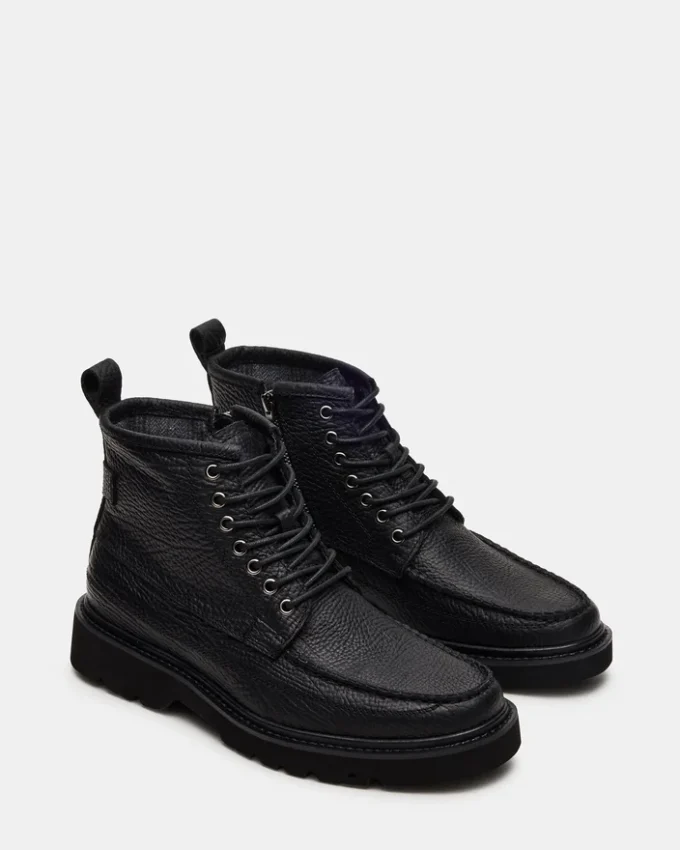 Dael em couro preto Dael em couro preto
