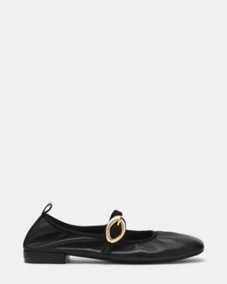 Daffia Couro Preto