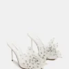 Davina Tulle Branco/Preto com Bolinhas