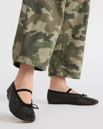 Delara Preto com Strass Multicoloridos